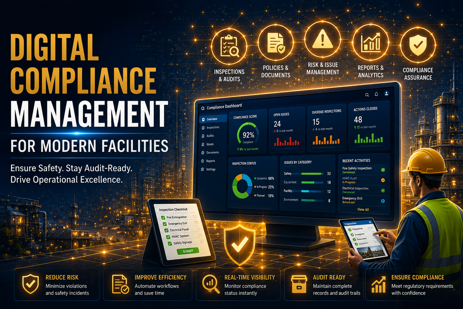 Digital Compliance Management for Modern Facilities: From Manual Audits to Intelligent Operations